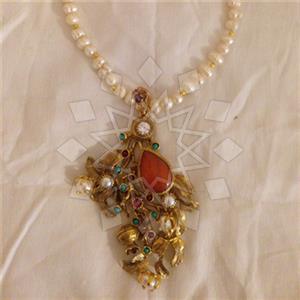 Fashion Handmade Artisan Brass  Statement Necklace