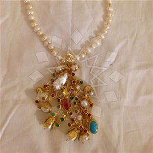 Fashion Handmade Artisan Brass  Statement Necklace