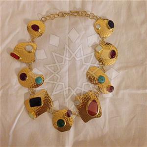 Fashion Handmade Artisan Brass  Statement Necklace