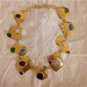 Fashion Handmade Artisan Brass  Statement Necklace