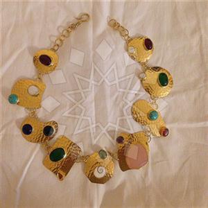 Fashion Handmade Artisan Brass  Statement Necklace