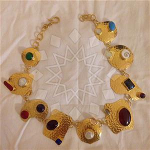 Fashion Handmade Artisan Brass  Statement Necklace