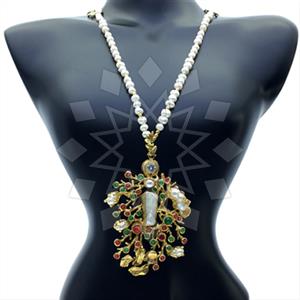 Fashion Handmade Artisan Brass  Statement Necklace