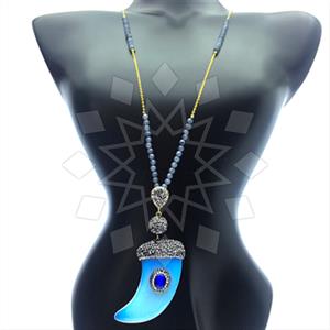 Fashion Gem and Crystals Statement Necklace