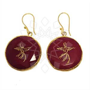 Fashion Handmade Artisan Brass  Single Drop Earrings