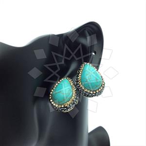 Fashion Gemstone and Crystal  Stud Earrings