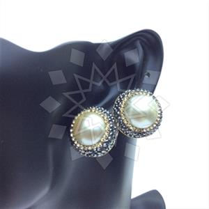 Fashion Gemstone and Crystal  Stud Earrings