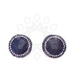 Fashion Gemstone and Crystal  Stud Earrings