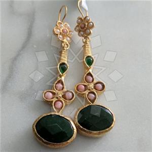 Fashion Handmade Artisan Brass  Dangle Earrings