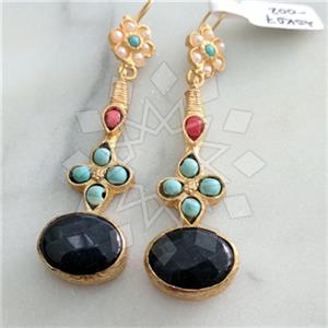 Fashion Handmade Artisan Brass  Dangle Earrings