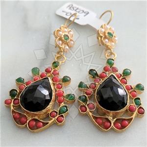 Fashion Handmade Artisan Brass  Dangle Earrings