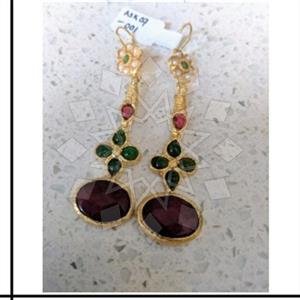 Fashion Handmade Artisan Brass  Dangle Earrings