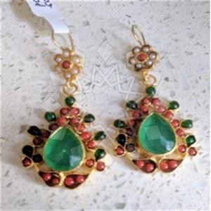 Fashion Handmade Artisan Brass  Dangle Earrings