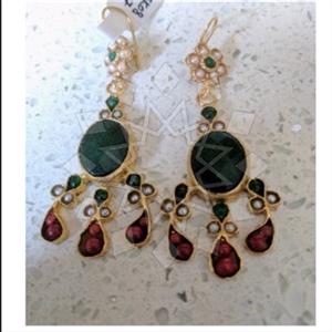 Fashion Handmade Artisan Brass  Dangle Earrings