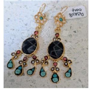 Fashion Handmade Artisan Brass  Dangle Earrings