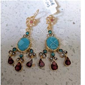 Fashion Handmade Artisan Brass  Dangle Earrings