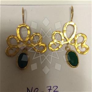 Fashion Handmade Artisan Brass  Dangle Earrings