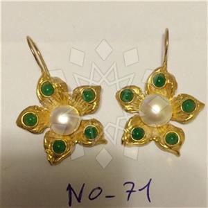 Fashion Handmade Artisan Brass  Dangle Earrings