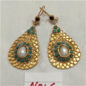 Fashion Handmade Artisan Brass  Dangle Earrings