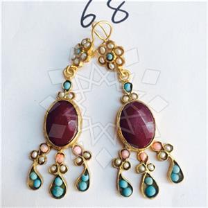 Fashion Handmade Artisan Brass  Dangle Earrings