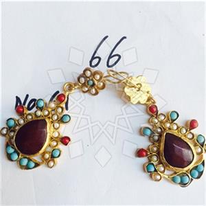 Fashion Handmade Artisan Brass  Dangle Earrings