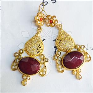 Fashion Handmade Artisan Brass  Dangle Earrings