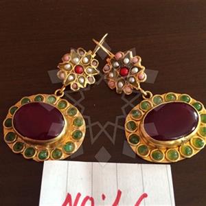 Fashion Handmade Artisan Brass  Dangle Earrings