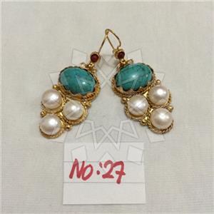 Fashion Handmade Artisan Brass  Dangle Earrings