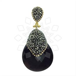 Fashion Single Drop Gem Pendant