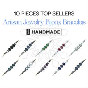 Fashion Gem and Crystals Adjustable Bracelet