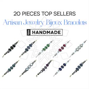 Fashion Gem and Crystals Adjustable Bracelet