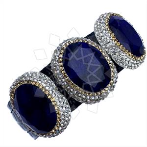 Fashion Gem and Crystals Cuff Bracelets