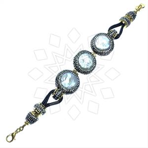 Fashion Gem and Crystals Adjustable Bracelet