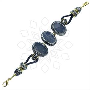 Fashion Gem and Crystals Adjustable Bracelet