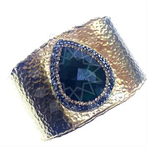 Fashion Gem and Crystals Cuff Bracelets