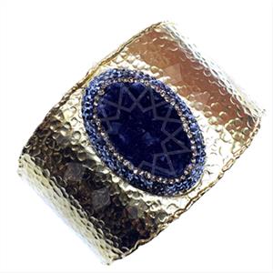 Fashion Gem and Crystals Cuff Bracelets