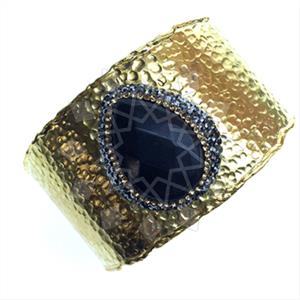Fashion Gem and Crystals Cuff Bracelets
