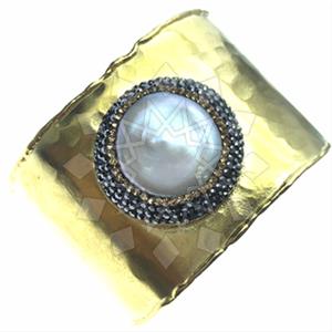 Fashion Gem and Crystals Cuff Bracelets