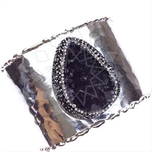 Fashion Gem and Crystals Cuff Bracelets