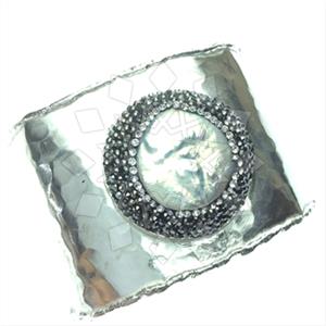 Fashion Gem and Crystals Cuff Bracelets