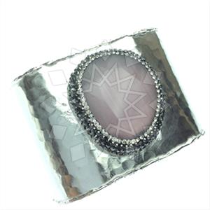 Fashion Gem and Crystals Cuff Bracelets