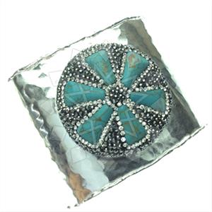 Fashion Gem and Crystals Cuff Bracelets