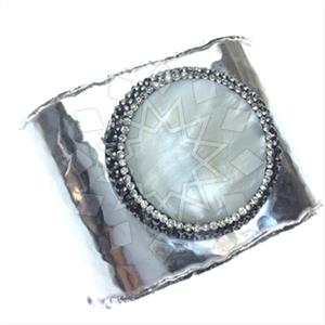 Fashion Gem and Crystals Cuff Bracelets