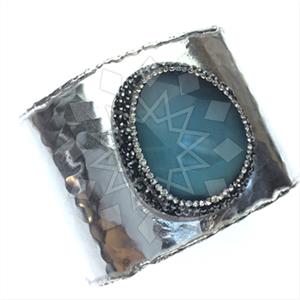 Fashion Gem and Crystals Cuff Bracelets