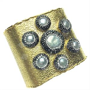 Fashion Gem and Crystals Cuff Bracelets