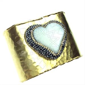 Fashion Gem and Crystals Cuff Bracelets