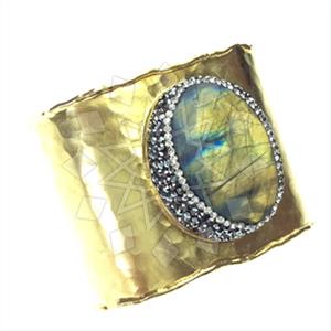Fashion Gem and Crystals Cuff Bracelets