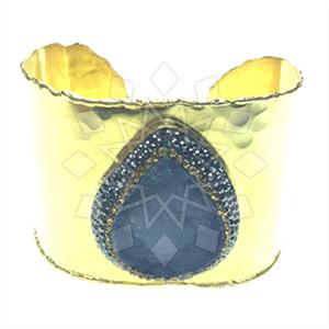 Fashion Gem and Crystals Cuff Bracelets
