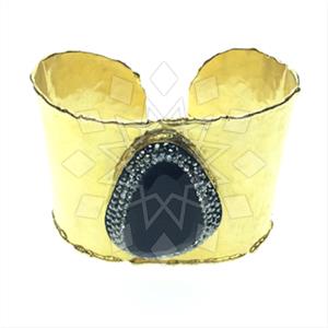 Fashion Gem and Crystals Cuff Bracelets
