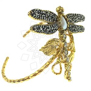 Fashion Semi Precious Gems and Crystal  Adjustable Bracelet